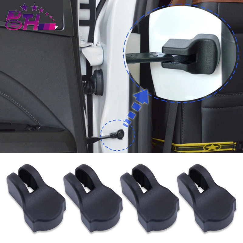 

4Pcs/Set Car Waterproof Rust-proof Door Limiting Stopper Cover Sticker For Renault Koleos captiva Car Accessories