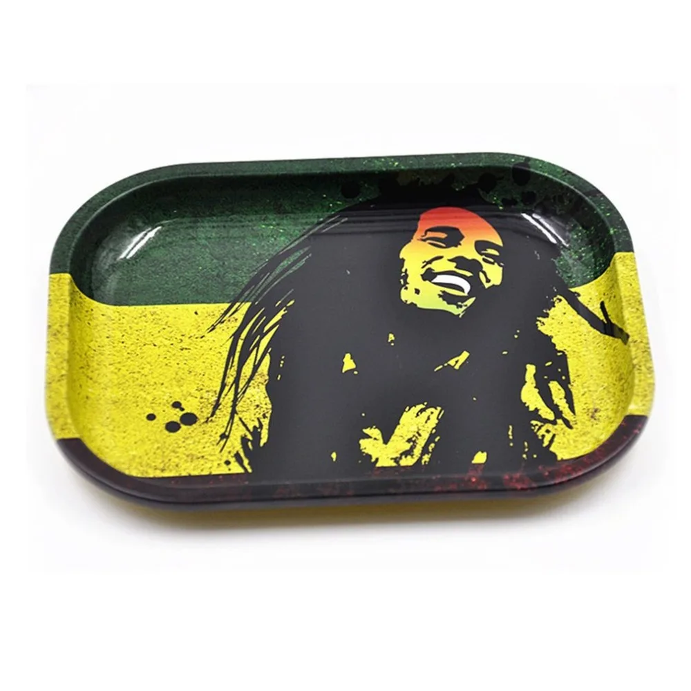 Durable Metal Storage Tray  Snack Dried Fruit Storage Organizer Dessert Food Plate Rectangle Rolling Trays Decorative Dish Tray