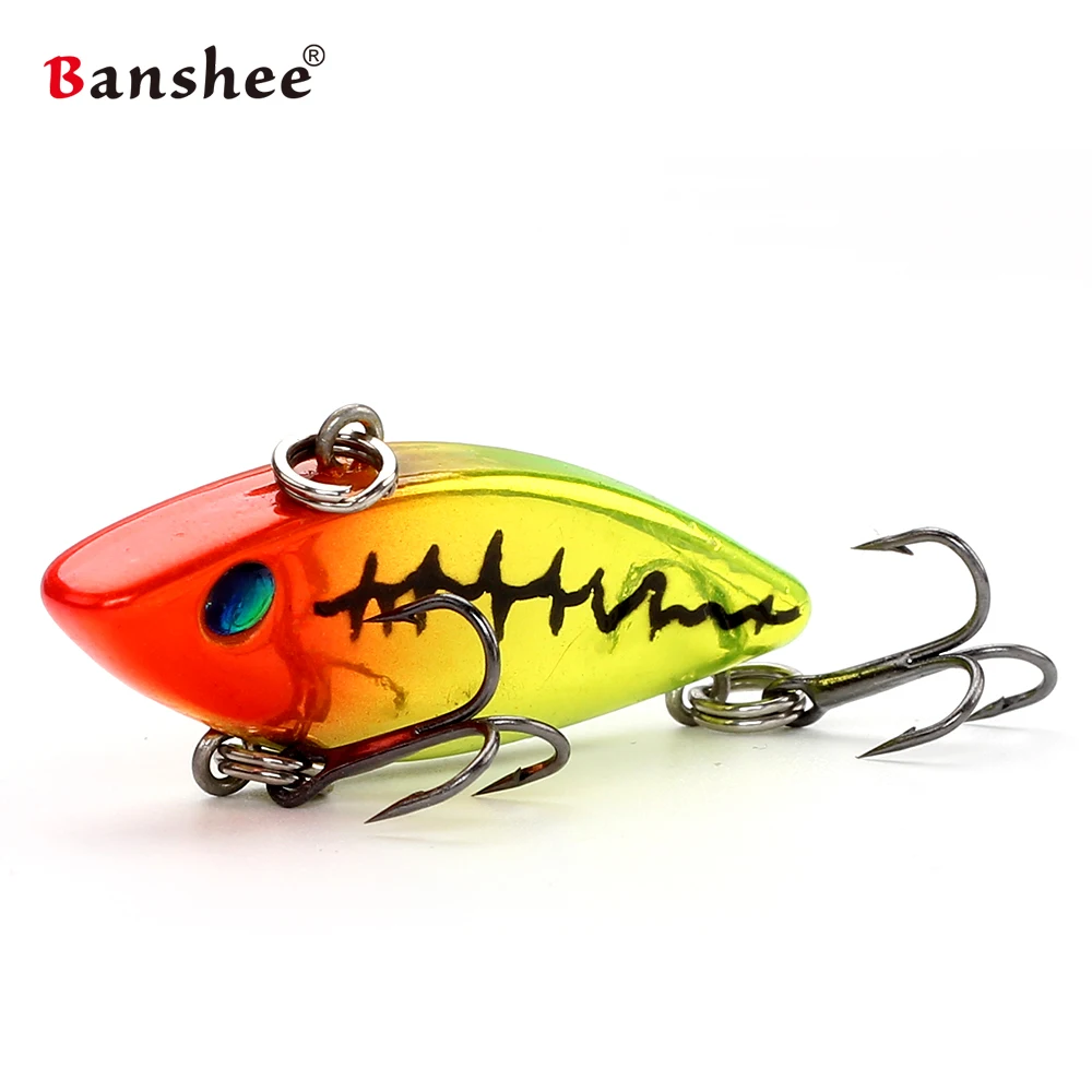 الشؤم 40 مللي متر 4.5g Crankbait البسيطة Vib الطعم الصيد إغراء Lipless حشرجة الطعم الثابت الاصطناعي غرق المتذبذب لصيد الأسماك معالجة