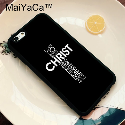 Чехол для телефона MaiYaCa Christ Jesus Bible Verse Cross из ТПУ для iPhone 11 Pro MAX X XR XS MAX 6 6s 7 8 Plus 5S задняя крышка - Цвет: 5642