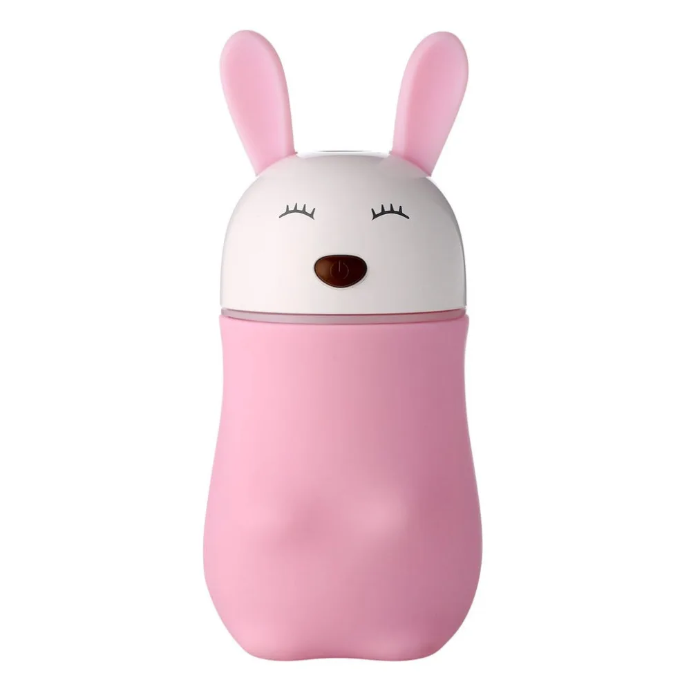 

Mini Rabbit Air Humidifier Air Purifier Aroma Diffuser USB Charging Mist Maker Essential Oil Diffuser For Car Home