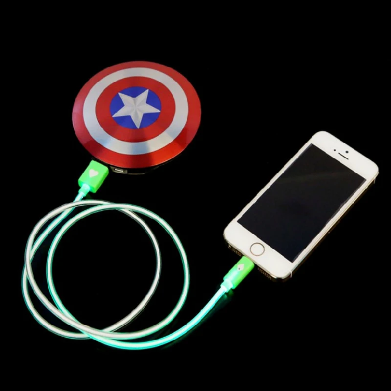 Внешний аккумулятор Captain America 7000 мАч портативный аккумулятор|batteries batteries|batterie