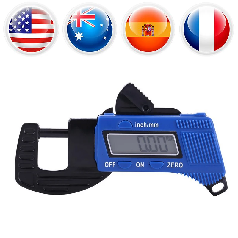 Mini Thickness Gauge Digital Coating Car Measure Tool Thickness Width