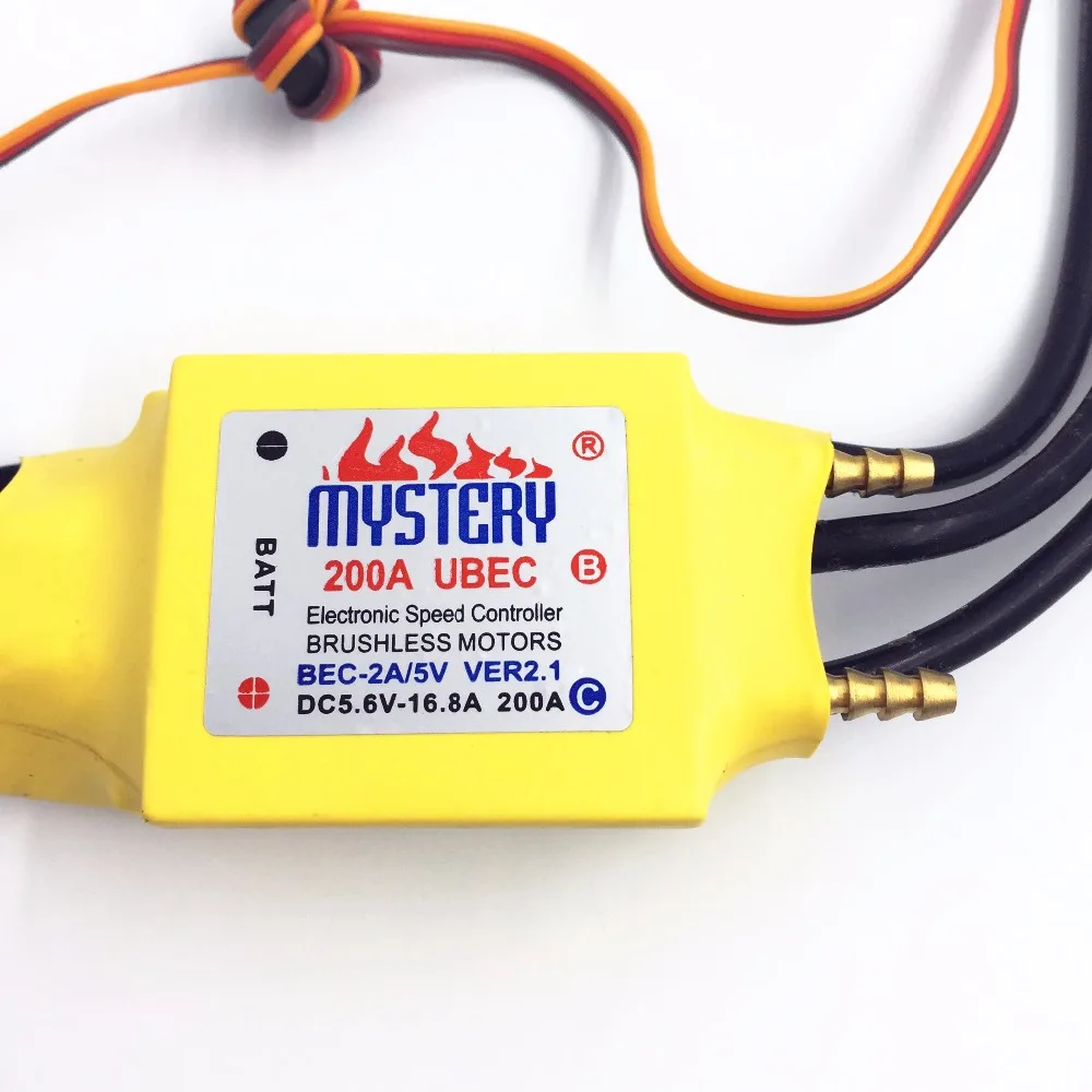 Free shipping Mystery Cloud 200A ESC with 5A UBEC brushless ESC Speed Controller for rc boat /RC Helicopter Airplane Free shipping Mystery Cloud 200A ESC with 5A UBEC brushless ESC Speed Controller for rc boat /RC Helicopter Airplane
