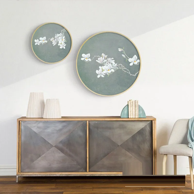 EECAMAIL Modern Chinese Style Living Room Diamond Painting Magnolia Flowers Restaurant Embroidery Porch Study Home Decor | Дом и сад