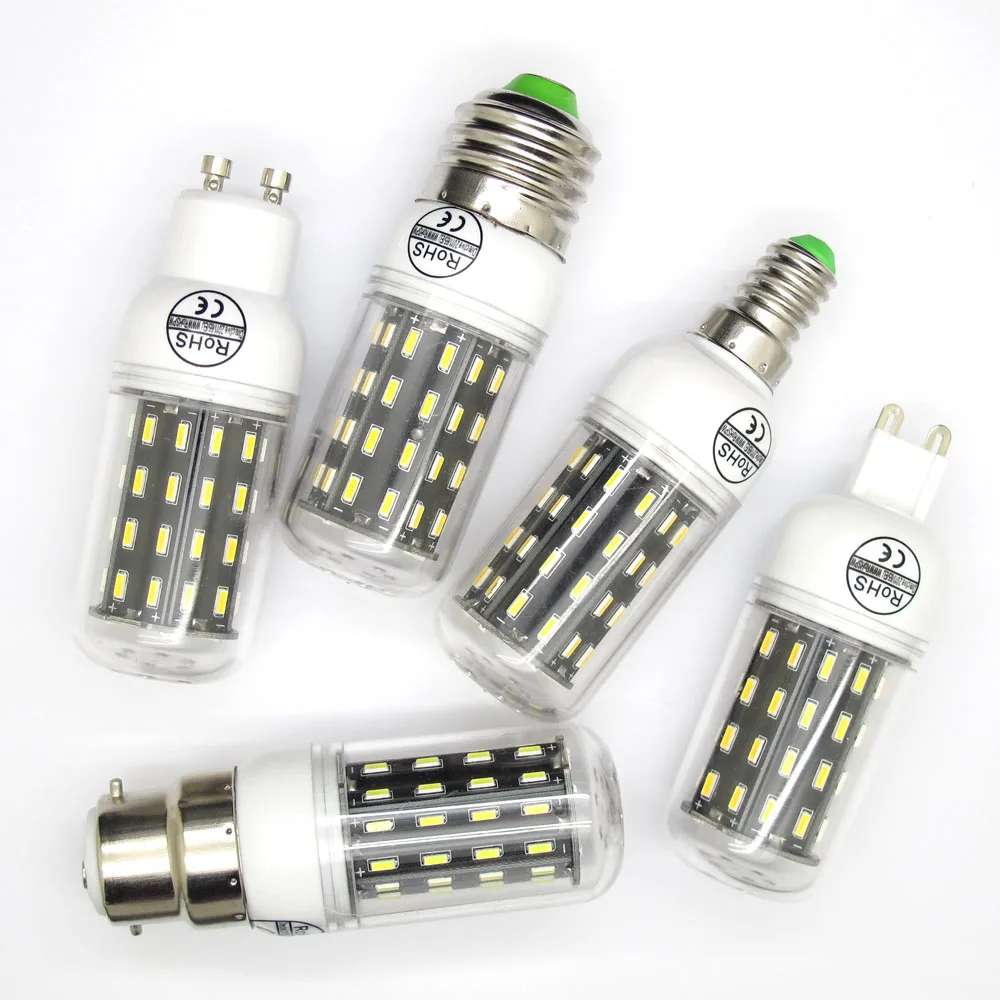 CE&RoHs E27 E14 G9 GU10 B22 20W LED Light 4014 220V Bulb Corn Lamp
