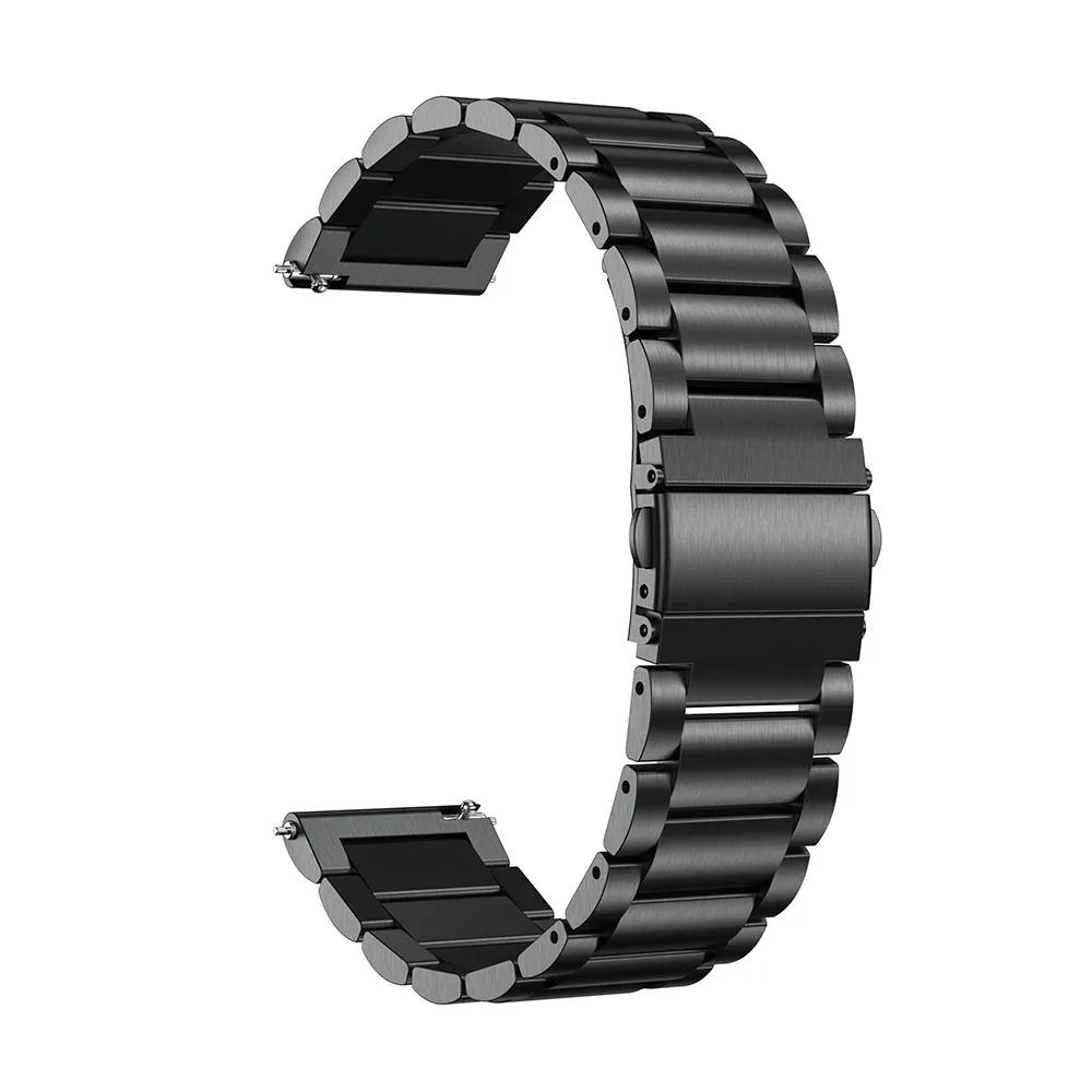22 мм ремешок для часов из нержавеющей стали для samsung Galaxy 46 мм браслет ремешок для samsung gear S3 классический/Frontier/AMAZFIT спортивный ремешок