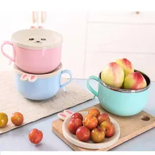 С рисунком из мультфильма для маленьких Еда посуда кролик обед ящик для хранения фруктов Портативный детей Bento безопасный Пикник Еда для Dinnerwar