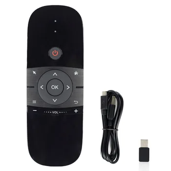 

New Hononjo W1 Keyboard Mouse Wireless 2.4G Fly Air Mouse Rechargeble Remote Control For Android Smart Tv Box/Mini Pc/Tv