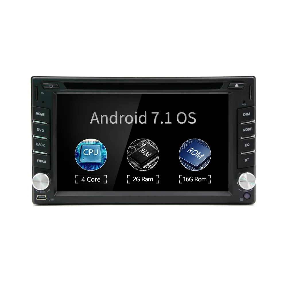

2018 2 Din Android 7.1 2din New Universal Car Radio Double Stereo Gps Navigation In Dash Pc Video 2g Ram(optional)