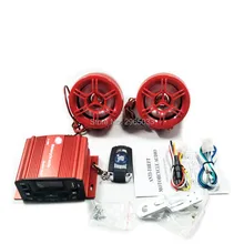 Anti-Theft Motorcycle audio set radio speakers sound moto amplifier 12V MP3 music Player scooter Alarm TF Card Stereo control