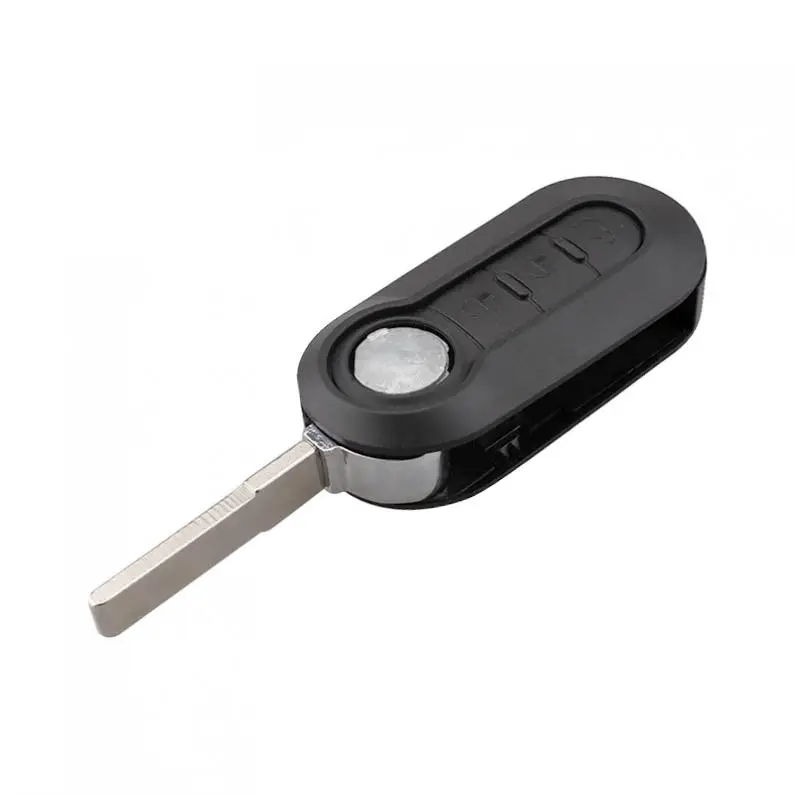 434 МГц 3 кнопки без ключа Uncut Флип автомобиля Замена дистанционного ключа с Fob PCF7946 чип для Fiat 500 Grande Punto 2010