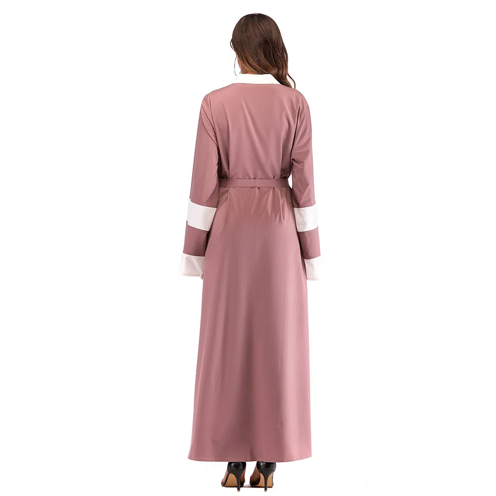 2019 для женщин мусульманских абаи платье кардиган Vestidos арабес Mujer плюс размеры