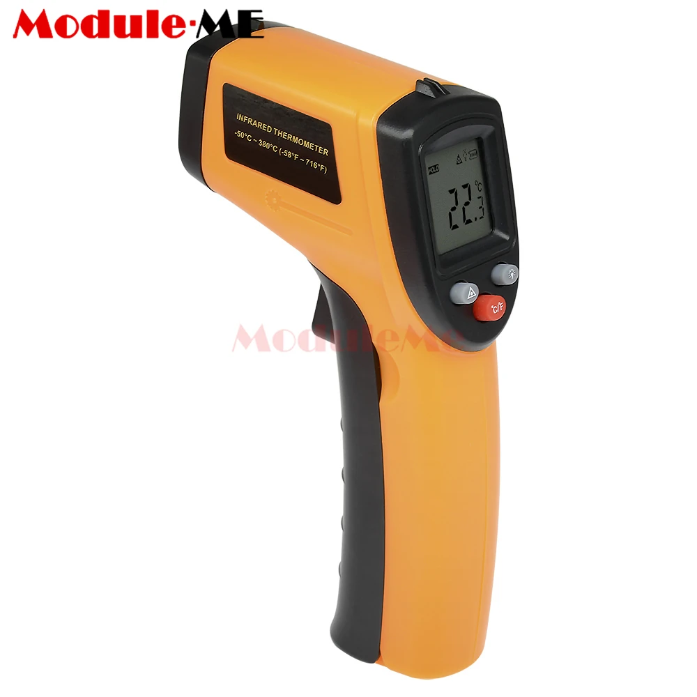 

Hot Laser LCD Digital IR Infrared Thermometer GM320 Temperature Meter Gun Point -50~330 Degree Non-Contact Thermometer T0.1