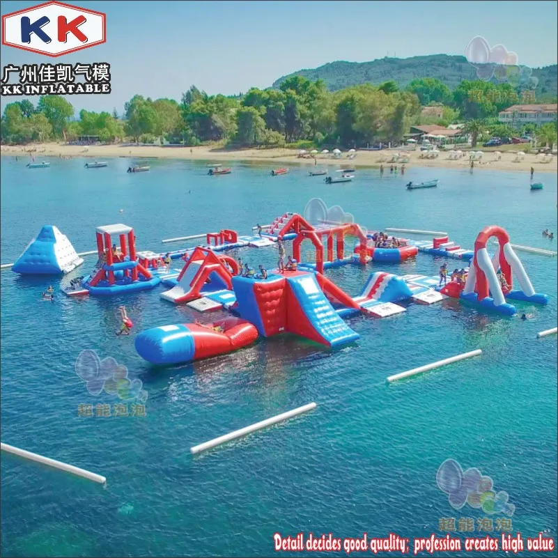 beach with inflatables near me