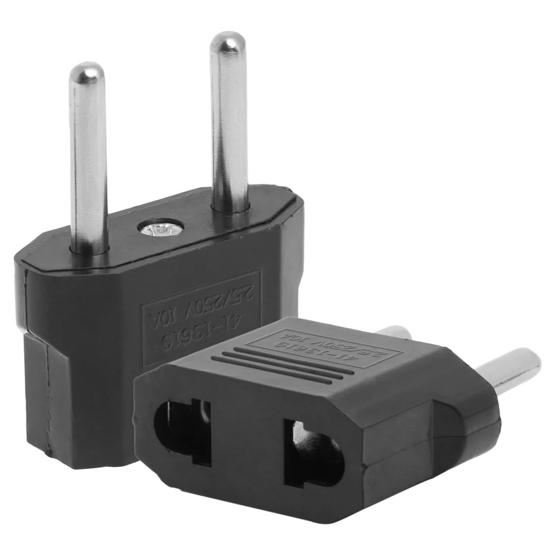 Universal-US EU Zu Eu-stecker Reise Wand AC Power Ladegerät Adapter Konverter Mar28