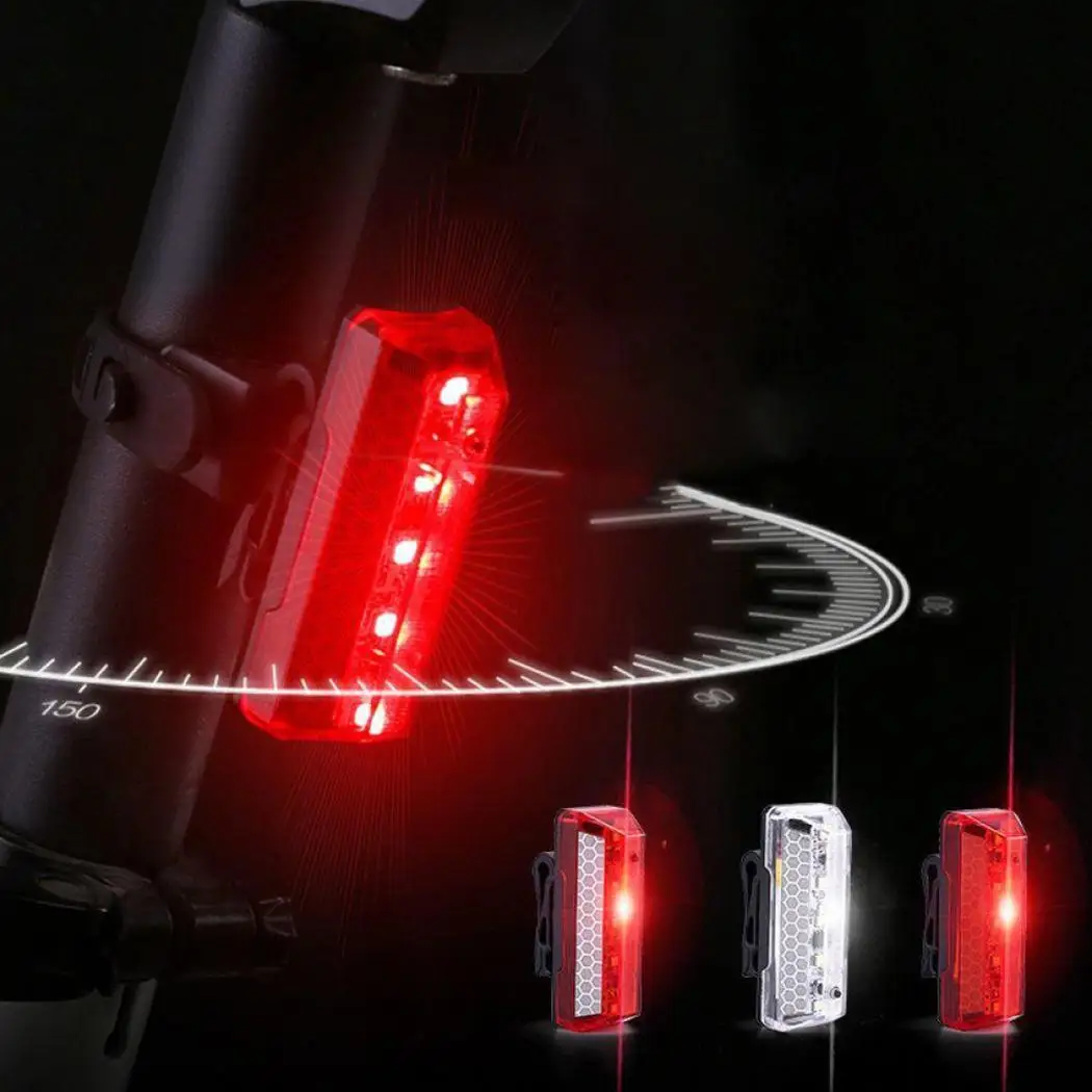 Велоспорт MTB дорожный велосипед Водонепроницаемый USB Перезаряжаемый светодиодный 5 шт. зарядка габаритные огни для велосипеда карты bicycle пряжка