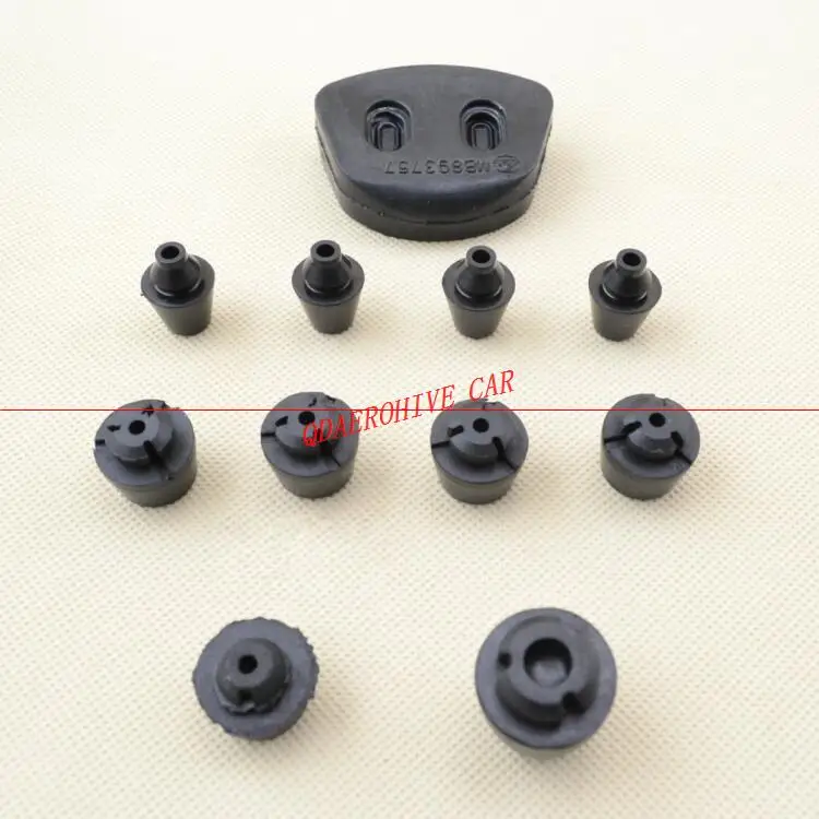 

QDAEROHIVE Door Rubber Bump Stop Damper Set for MITSUBISHI PAJERO MONTERO V31 V32 V33 V43 11pcs one set