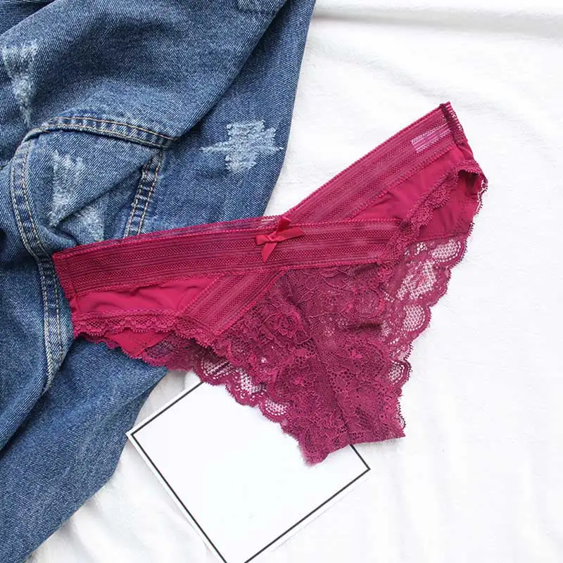 SP&CITY European Delicate Lace Floral Sexy Panties Sex String Women Hollow Out Underwear Bandage Crotch Cotton Briefs Lingerie SP&CITY European Delicate Lace Floral Sexy Panties Sex String Women Hollow Out Underwear Bandage Crotch Cotton Briefs Lingerie