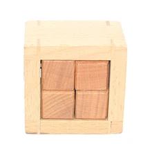 Портативная Игрушка-прорезыватель в виде воображения, замок Kongming, умный подарок для взрослых, Забавный Детский развивающий Деревянный волшебный замок