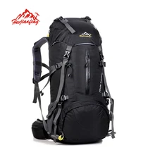 50L Outdoor Backpack Camping Bag Waterproof Mountaineering Hiking Backpacks Molle Sport Bag Climbing Rucksack With Rain
