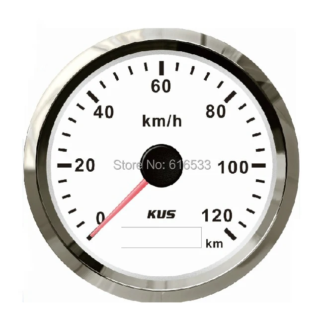 

85mm gps car speedometer 0-120km/h for engine generator motorcycle auto boat truck marine sailing yatch measurement instrument
