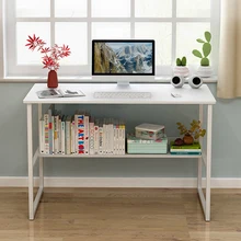 Современный студенческий Домашний ноутбук настольный компьютерный стол письменный стол для детей простой офисный стол с доской для хранения книг 100*50 см