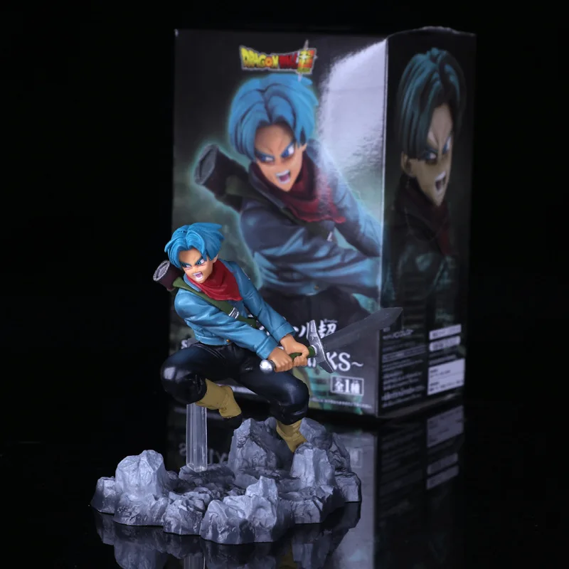 Dragon Ball Z Trunks розовый Темный Гоку Супер Saiyan Боевая версия. 3 вида стилей фигурка DBZ Goku фигурка коллекция 12 см