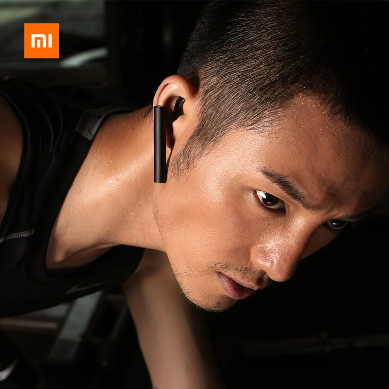 Xiaomi mi Bluetooth гарнитура беспроводной наушник Hands Free наушники с mi c и зарядная док-станция черный