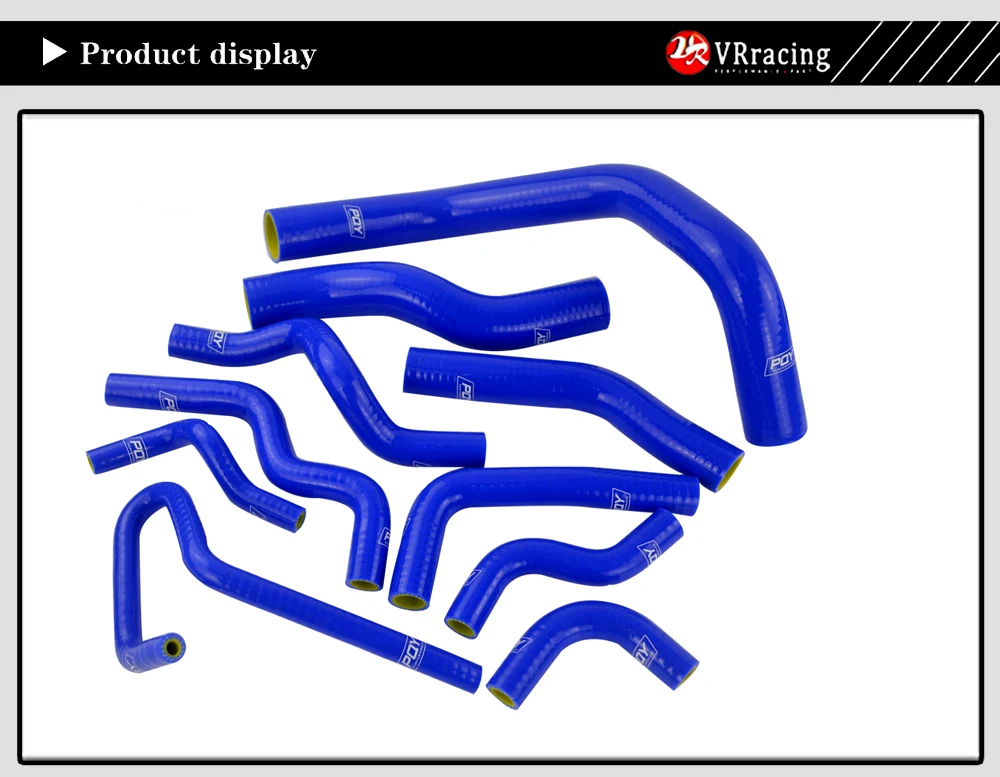 Очки виртуальной реальности VR гоночный- 10 шт. синий комплект силиконовых шлангов радиатора для Nissan Сильвия 200SX 240SX S13 S14 S15 SR20DET VR-LX1602C-QY