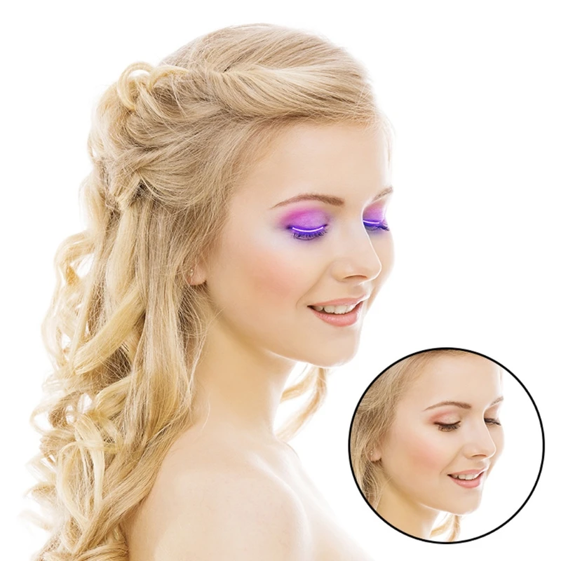 

Interactive Unisex LED Eyelashes Eyelid False Icon Saloon Pub Nightclub Party