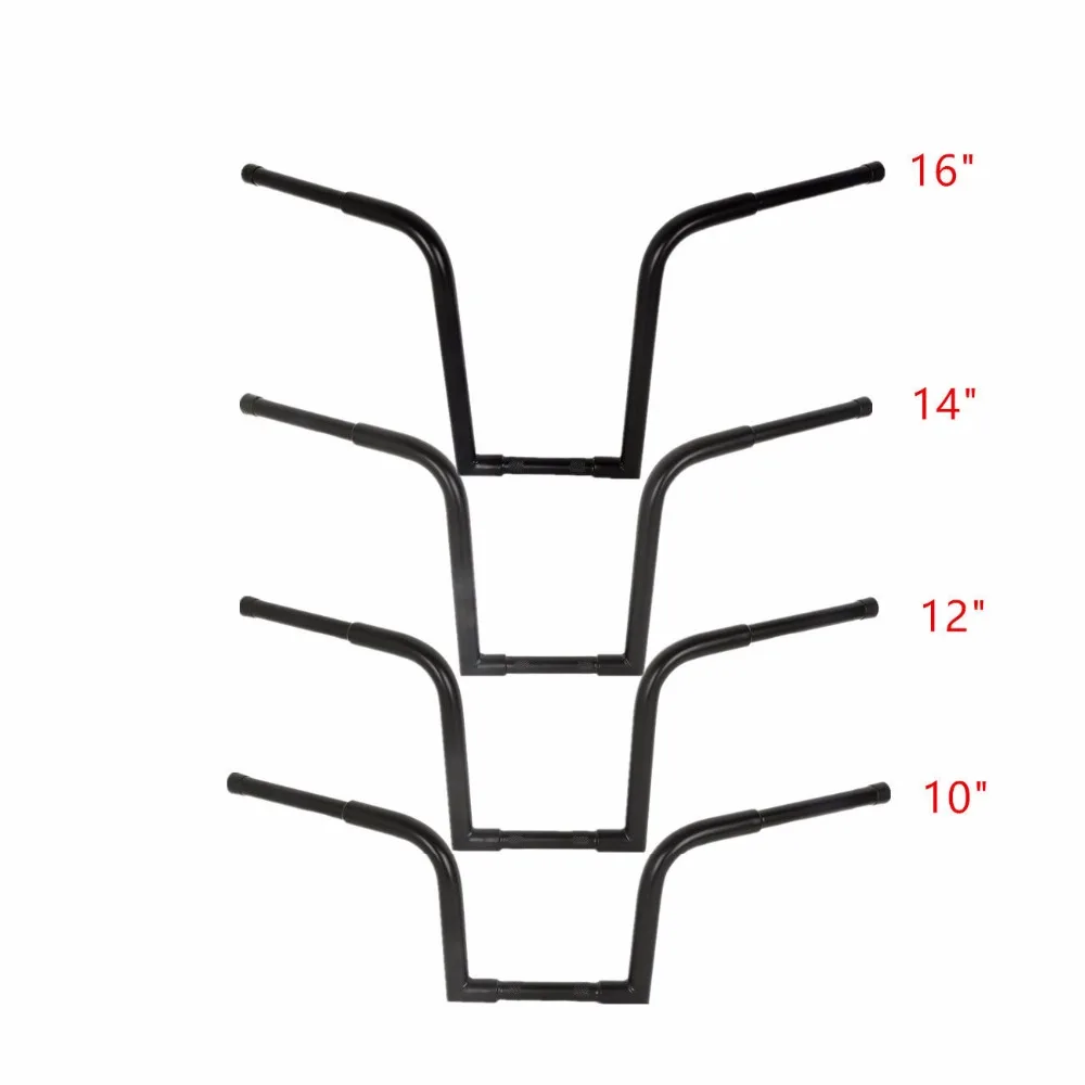 Мотоцикл 1 1/" 1,25" Руль Бар Для Harley Heritage Softail Sportster XL883 XL1200 10/12/14/1" посадкой черного цвета