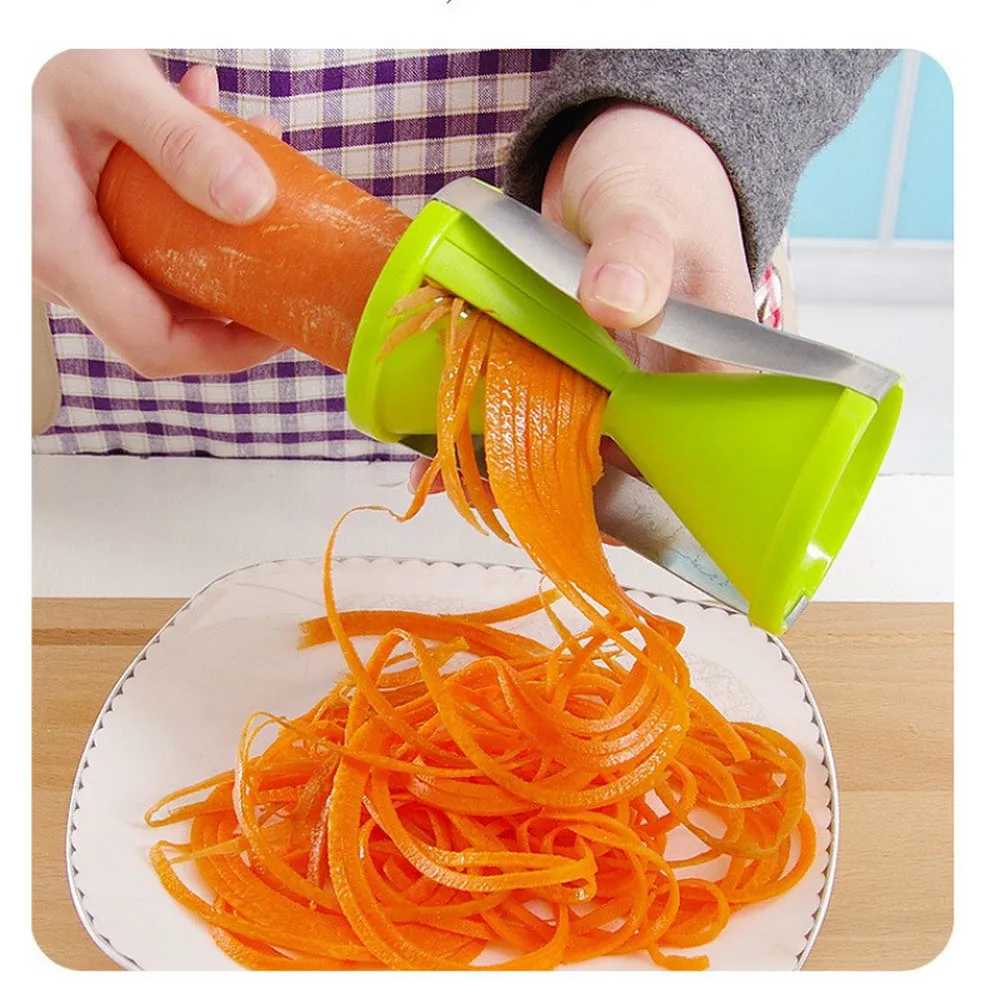 

Vegetable grater kitchen tool multi-function funnel grater vegetable spiral slicer vegetarian cutting machine rotationLM01081418