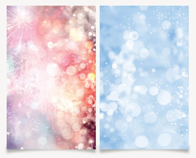 

Big Size 60X90CM 3D Printing double sides Fireworks and Water Bubble Background For Photo Studio