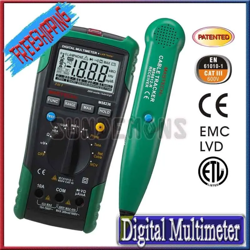 Wholesale & retail , 1999 counts , Network Multimeter MS8236 free