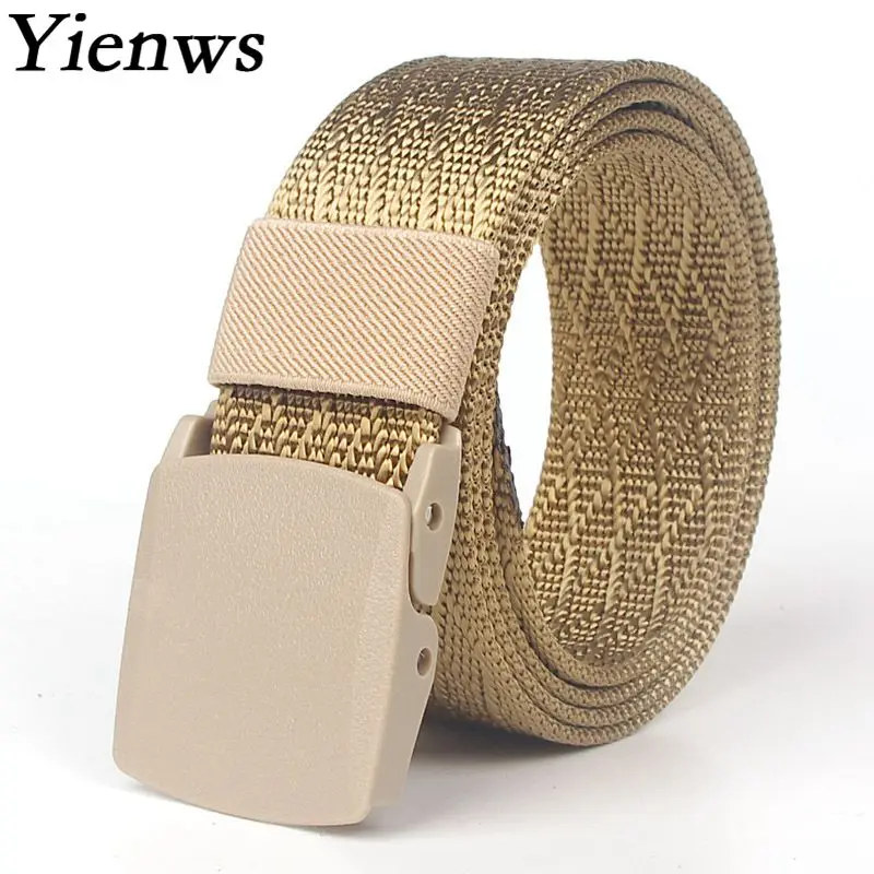 

Yienws Cinto Masculino Plus Size Belts for Men Western Military Nylon Canvas Belts 150cm 200cm Big Large Belt Custom YIB19