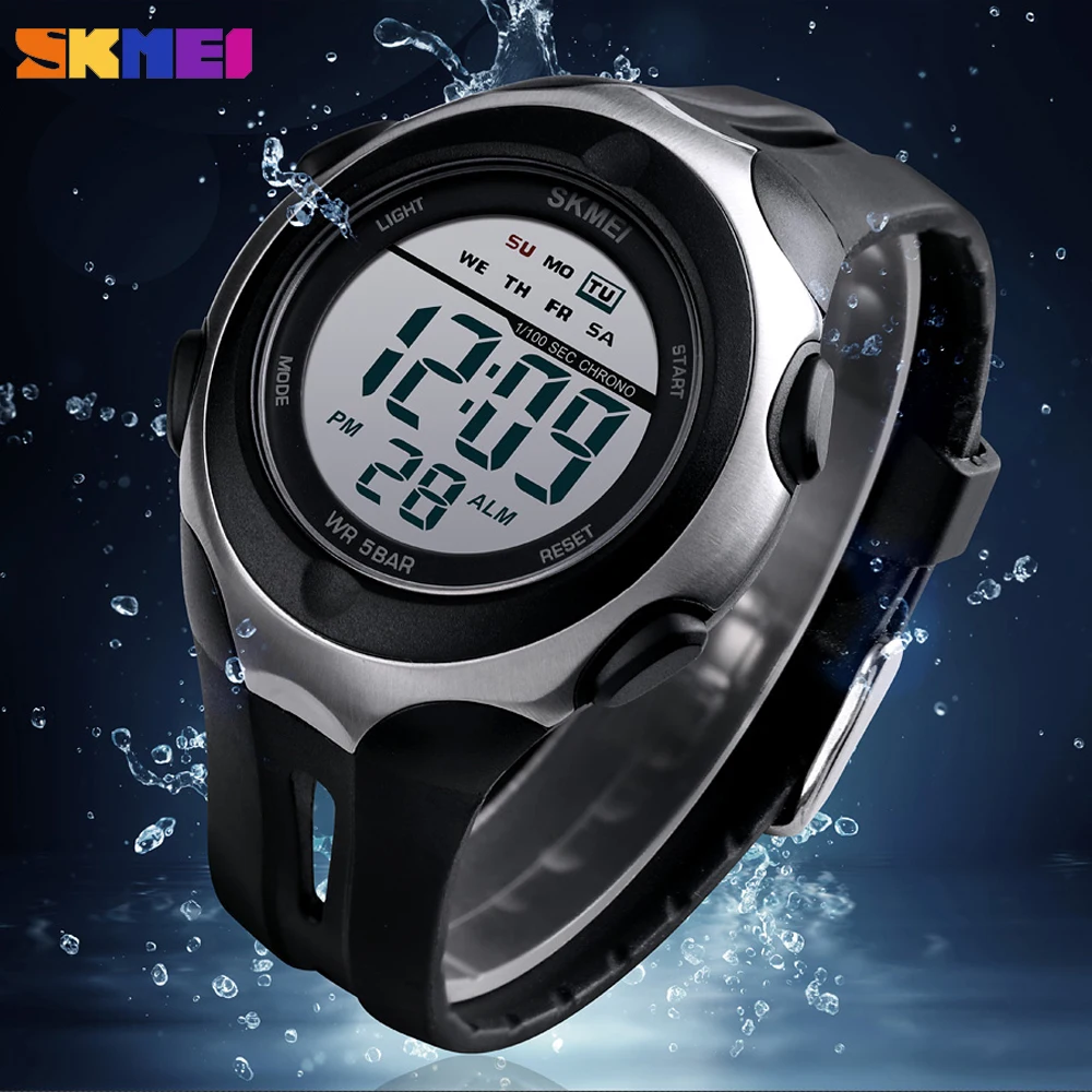 

SKMEI New Fashion Men Sports Digital Watches Military Chrono Alarm Clock Watch For Men Waterproof Wristwatches erkek kol saati
