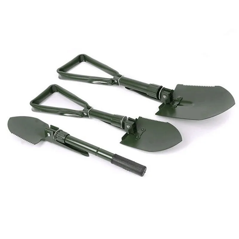 Outdoor Multi function Shovel Tactics Portable Foldable Camping Hiking