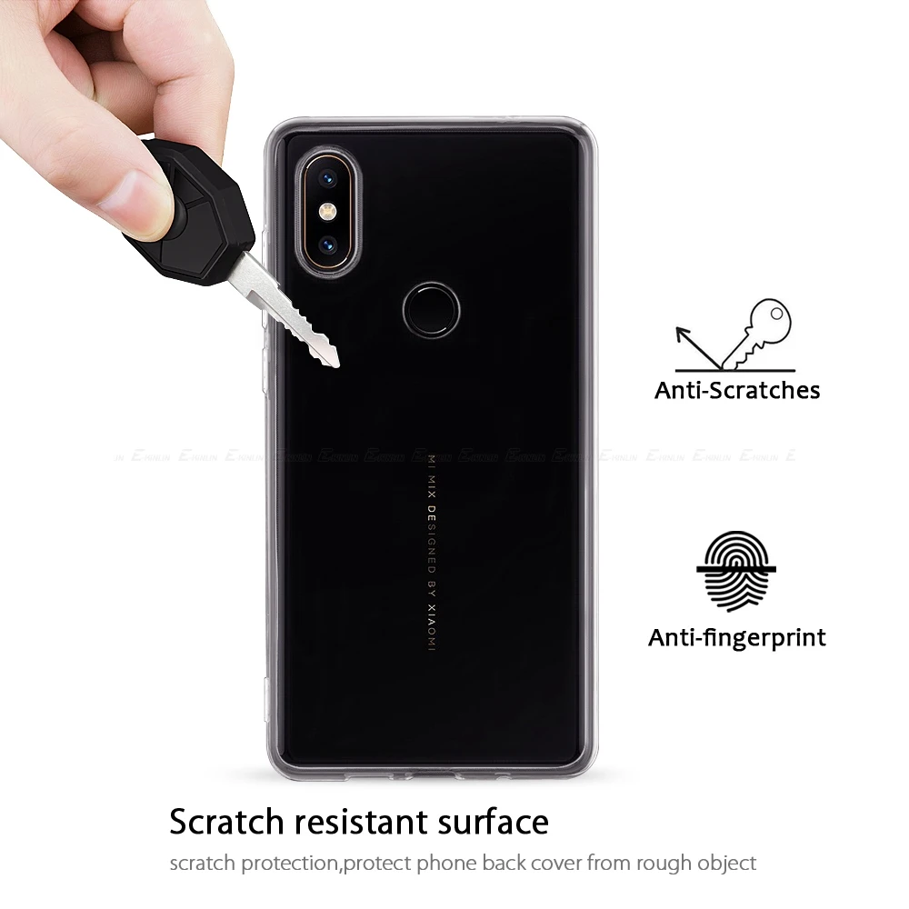 Ультратонкий Прозрачный мягкий защитный чехол из ТПУ для Xiaomi Mi Mix Max Note 2 2S 3 Evo Play CC9