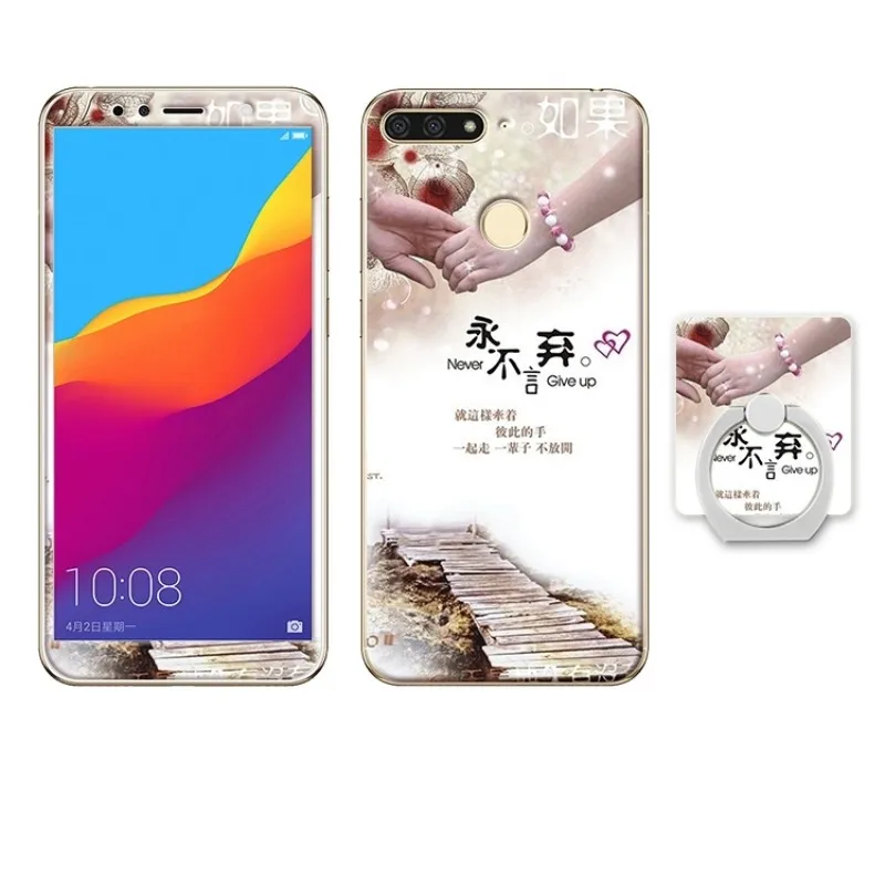 Huawei Y6 2018 honor 7A pro enjoy 8e case cover glass screen protector (9)