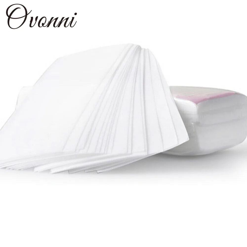 100 Pcs Hair Removal Depilatory Paper Nonwoven Epilator Wax Strip Paper