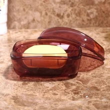 Чехол для посуды для ванной комнаты, домашний душевой контейнер, оригинальная мыльница, двойной слив, держатель для мыла, нескользящая Коробка для мыла, ванная комната