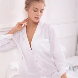 Леди Новинка 2017 года продукт ночной рубашке MS с длинным рукавом ночная рубашка Cultivate one's morality хлопок контракт бытовой