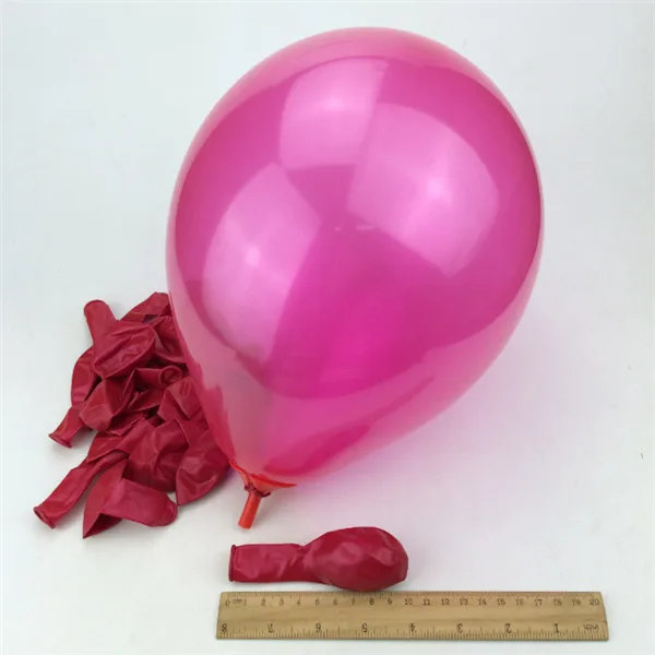 Свадебные украшения фиолетовый шар 10 шт толстые 1,5 г латексные шары 21 цвет надувной воздушный шар День рождения принадлежности для вечеринки воздушный шар - Цвет: Wine red