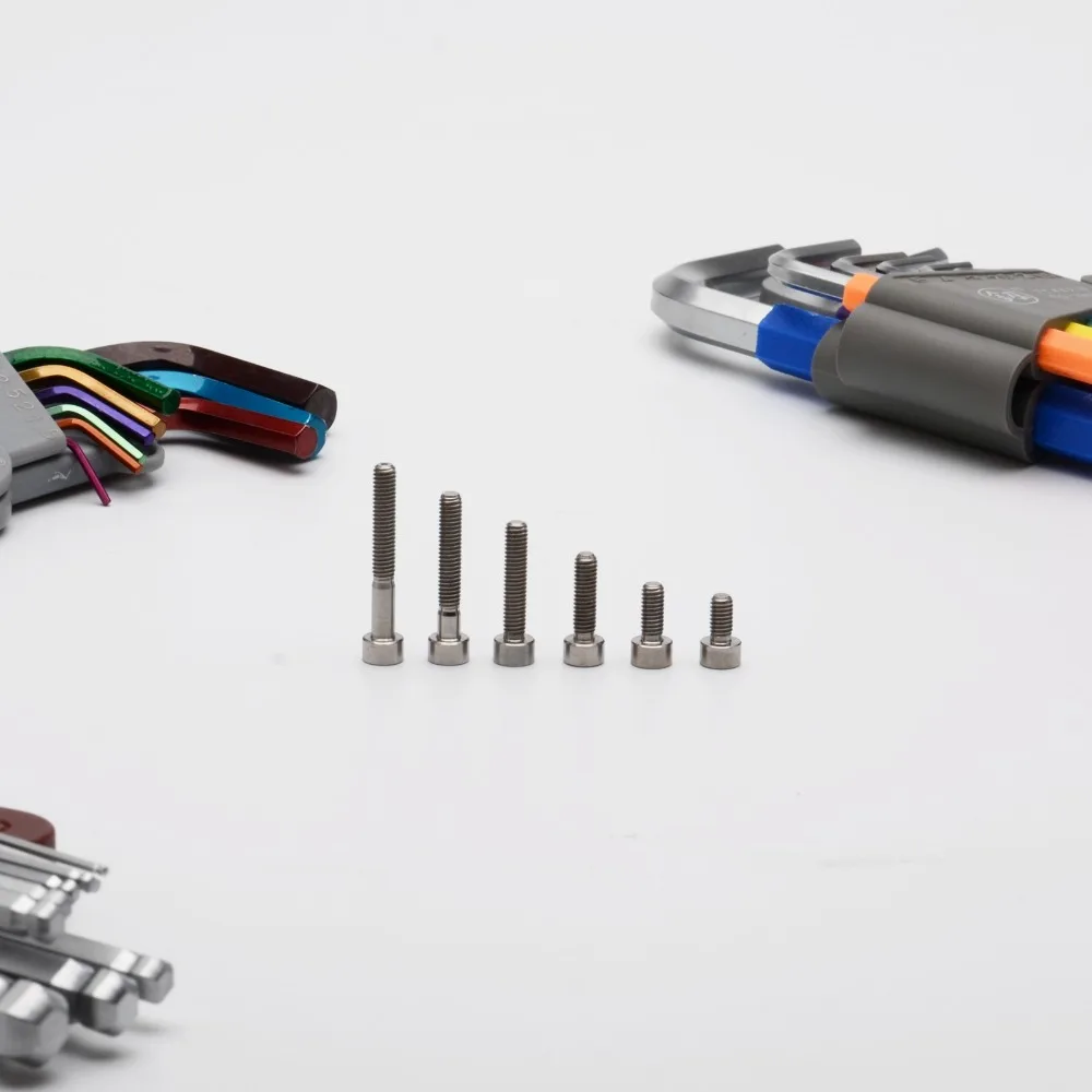 TonKing титановые винты GR5 крепежные метрические M4 шестигранные болты 1 шт.|socket