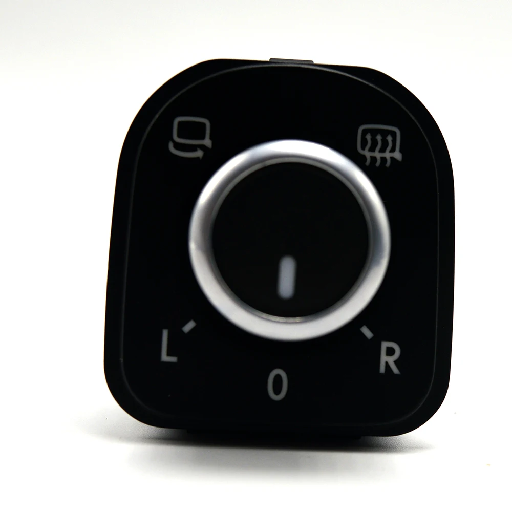 

New Chrome Mirror Control Switch Adjust Knob For VW Volkswagen Jetta Golf mk5 mk6 B6 tiguan CC SHARAN 5ND 959 565 A 5ND959565A