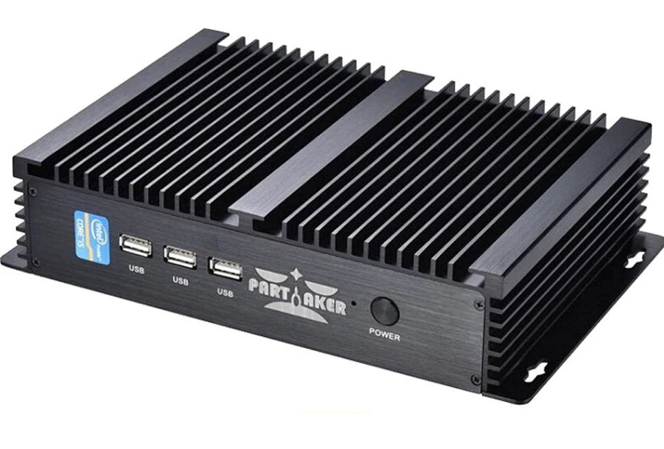 2 COM промышленных Rugged Mini PC сервер с Intel Core i3 4010u 5005u i5 4200u i7 4500u процессора 4 * USB3.0 Wi-Fi 300 M