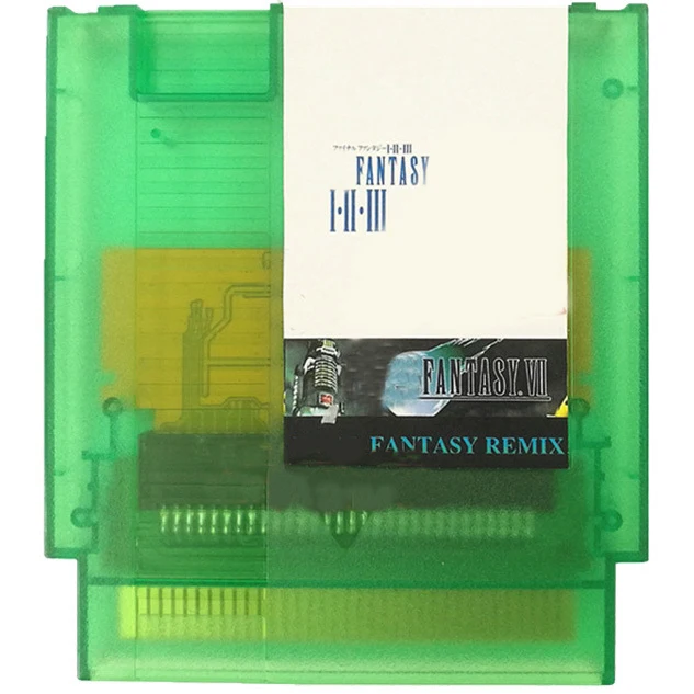 

Fantasy 7/1/2/3 Fantasy REMIX 72 Pins Game Card for 8 Bit Game Console English Language Support Save Progress