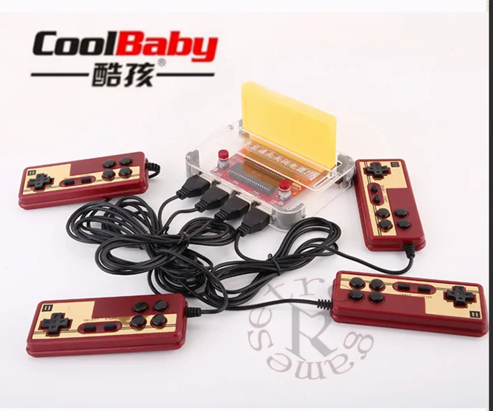 

Coolbaby RS-40 Mini Retro Classic Video Game Console Games 8 Bit Family TV handheld game player 4 Gamepads Video Game Console