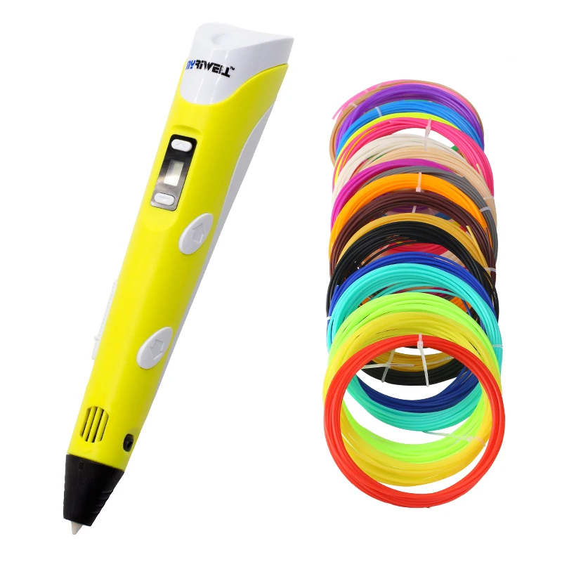 

Myriwell 3D pen 2nd Generation RP-100B LED Display DIY 3D Printing Pen With 100M ABS Arts 3d pens For Kids Drawing Tools